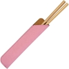 Faux Leather Chopstick Sleeve Pink - 10727