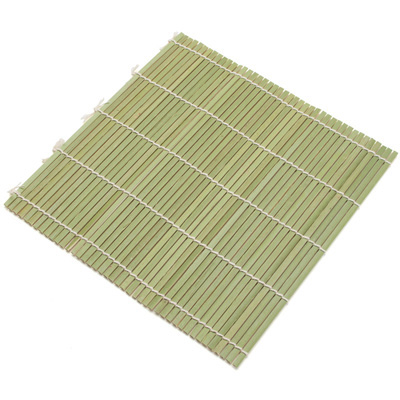 Sushi Mat Flat Bamboo 10.75 Inch (Makisu)